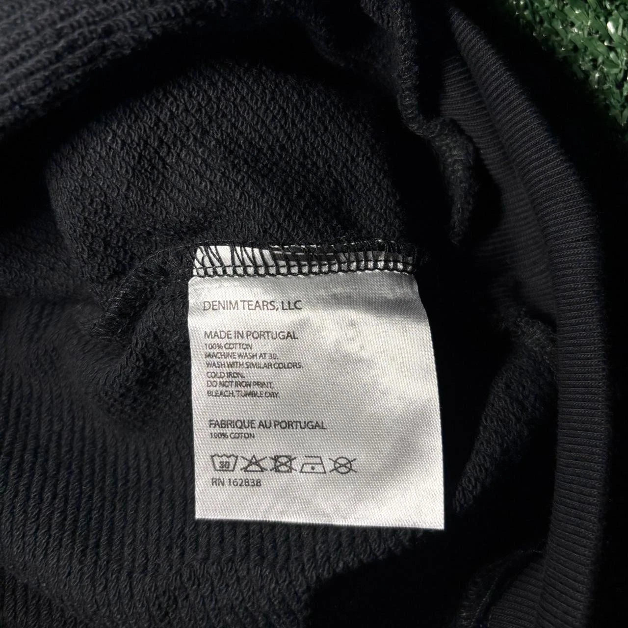 Denim Tears  Black Hoodie