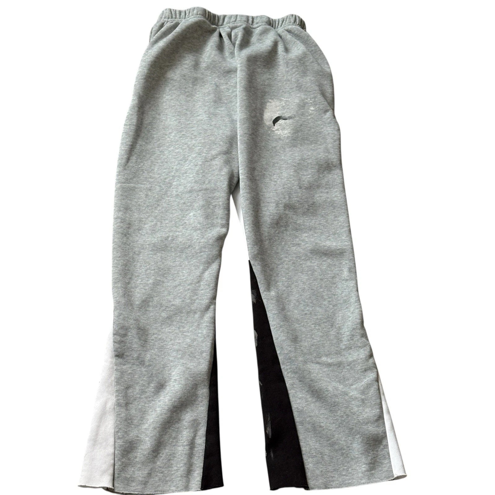 Gallery Dept Logo Flare Gray Sweatpants Streetwear Unisex Casual Fit
